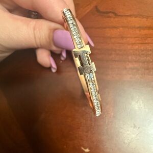 New fashion bracelet Hermes design Elegant Gold with rhinestones